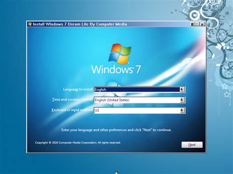 Free download of Windows 7 Light Variant